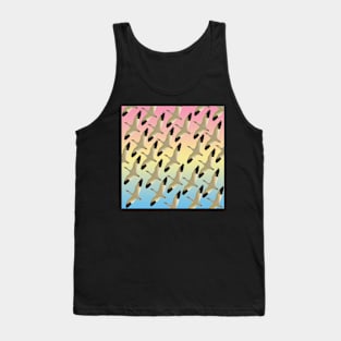 Snow Geese on the Rainbow Tank Top